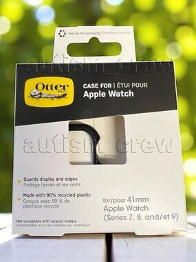 2/$20 💥🆕 OtterBox Apple Watch Series 7/8 & 9 (41mm) Bumper Case | Black | 4796